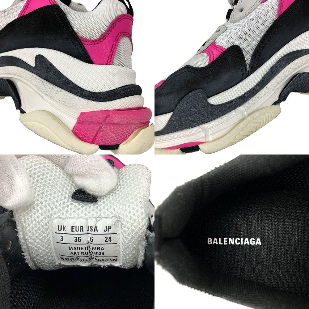 balenciaga Triple S Sneakers White/Black/Pink