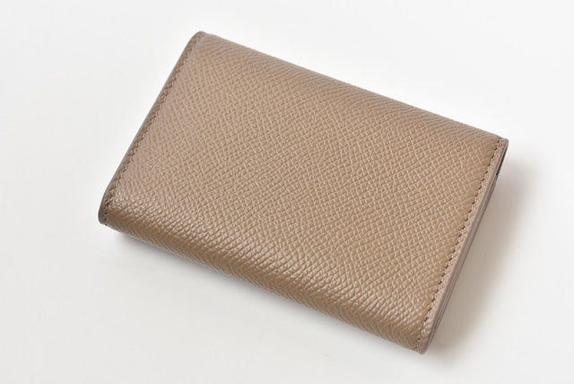 balenciaga Leather Card Case/Coin Case Light Brown