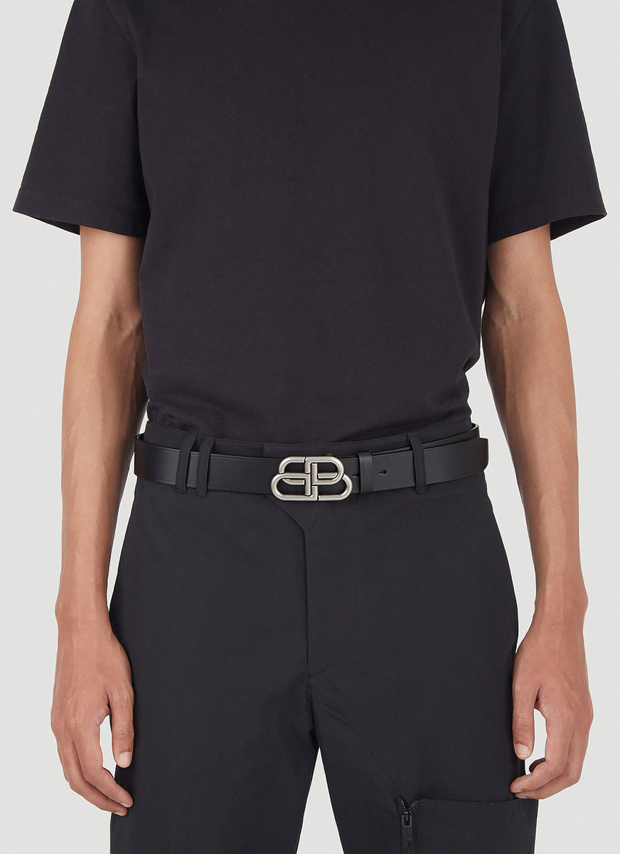 Balenciaga Men Bb Large Belt