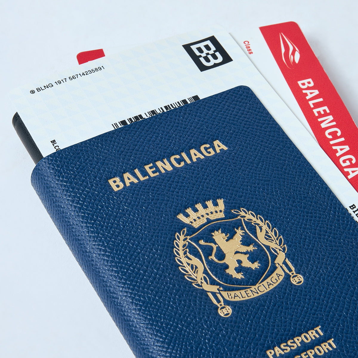 Balenciaga Men Passport Long Wallet