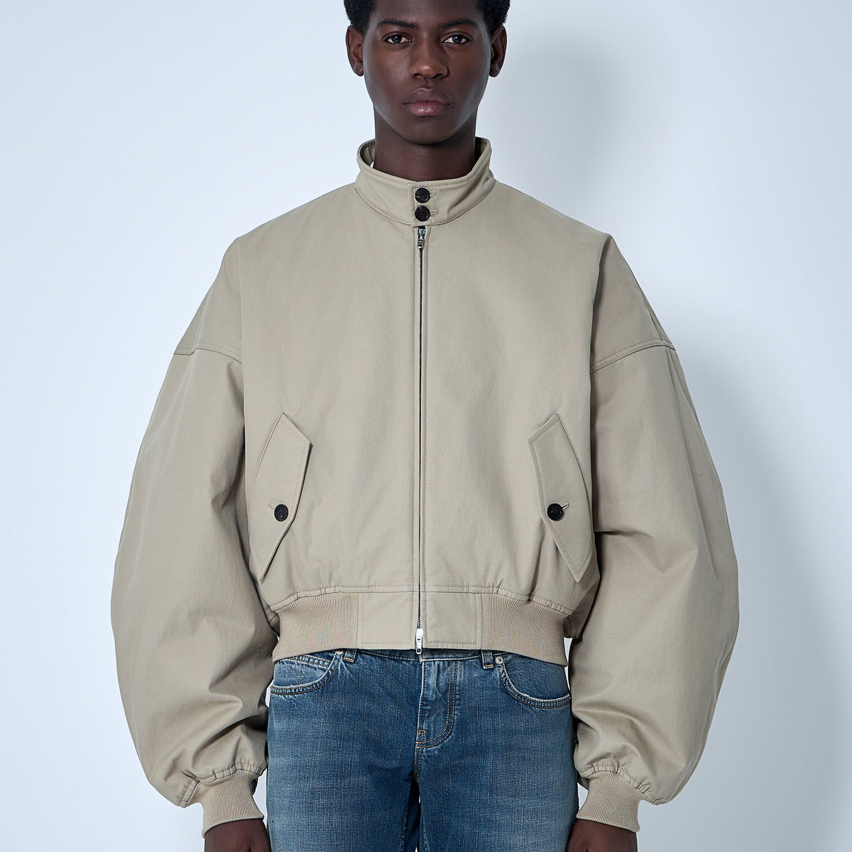 Balenciaga Men Round Harrington Jacket