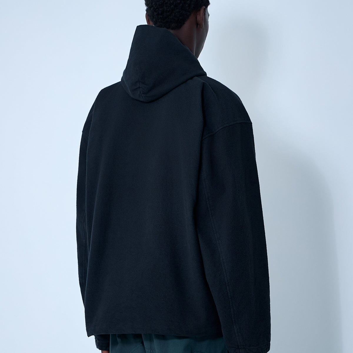 Balenciaga Men Logo Motif Zip-Up Jacket