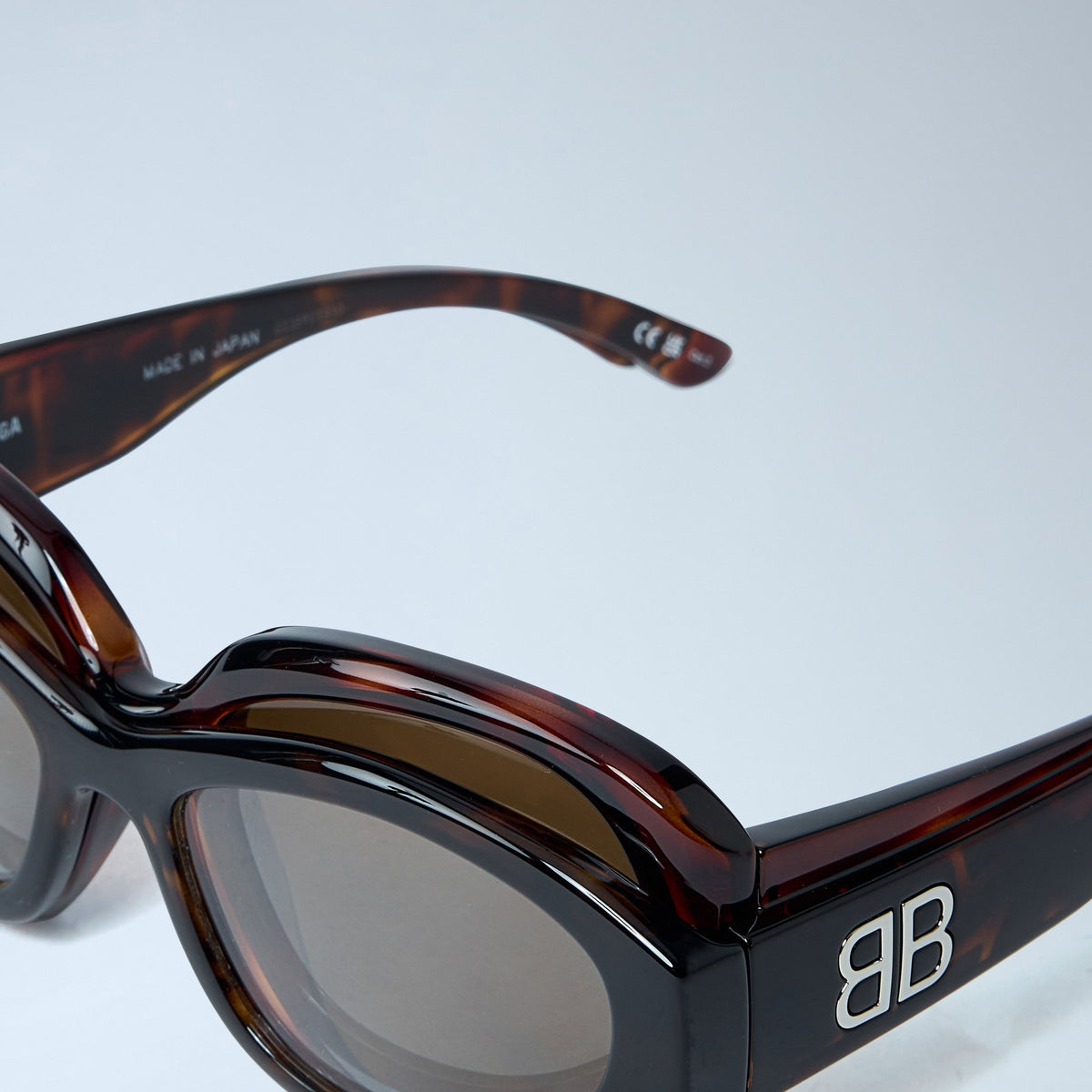 Balenciaga Men Superbusy Round Sunglasses