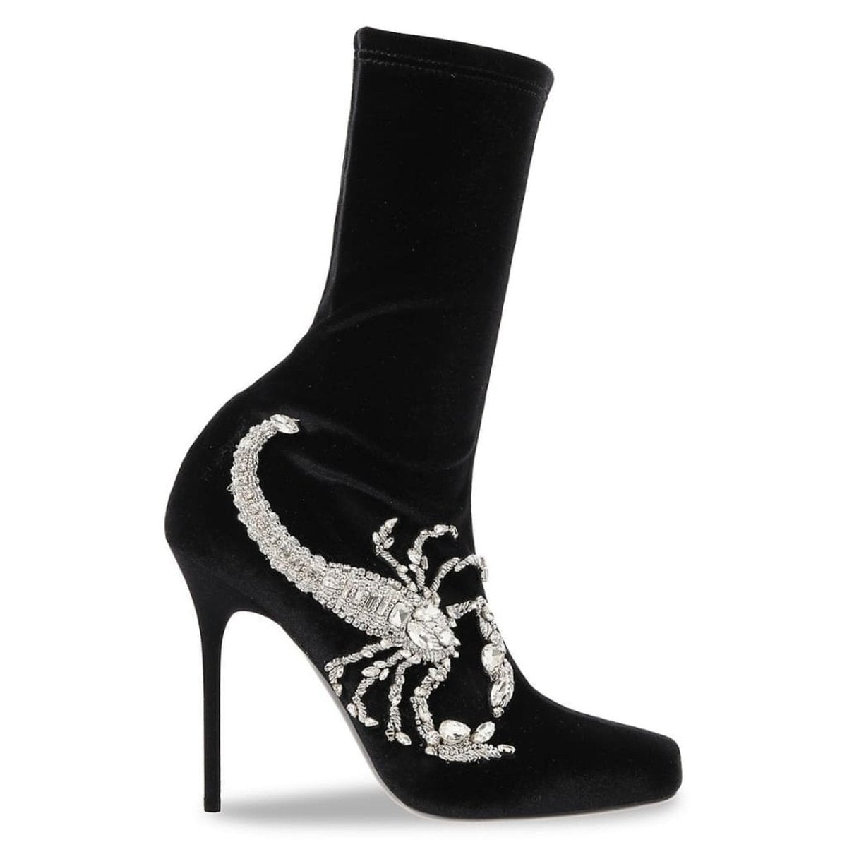 Scorpion Embellished Sock Boots