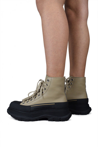 Alexander Mcqueen Women Tread Slick High Boots