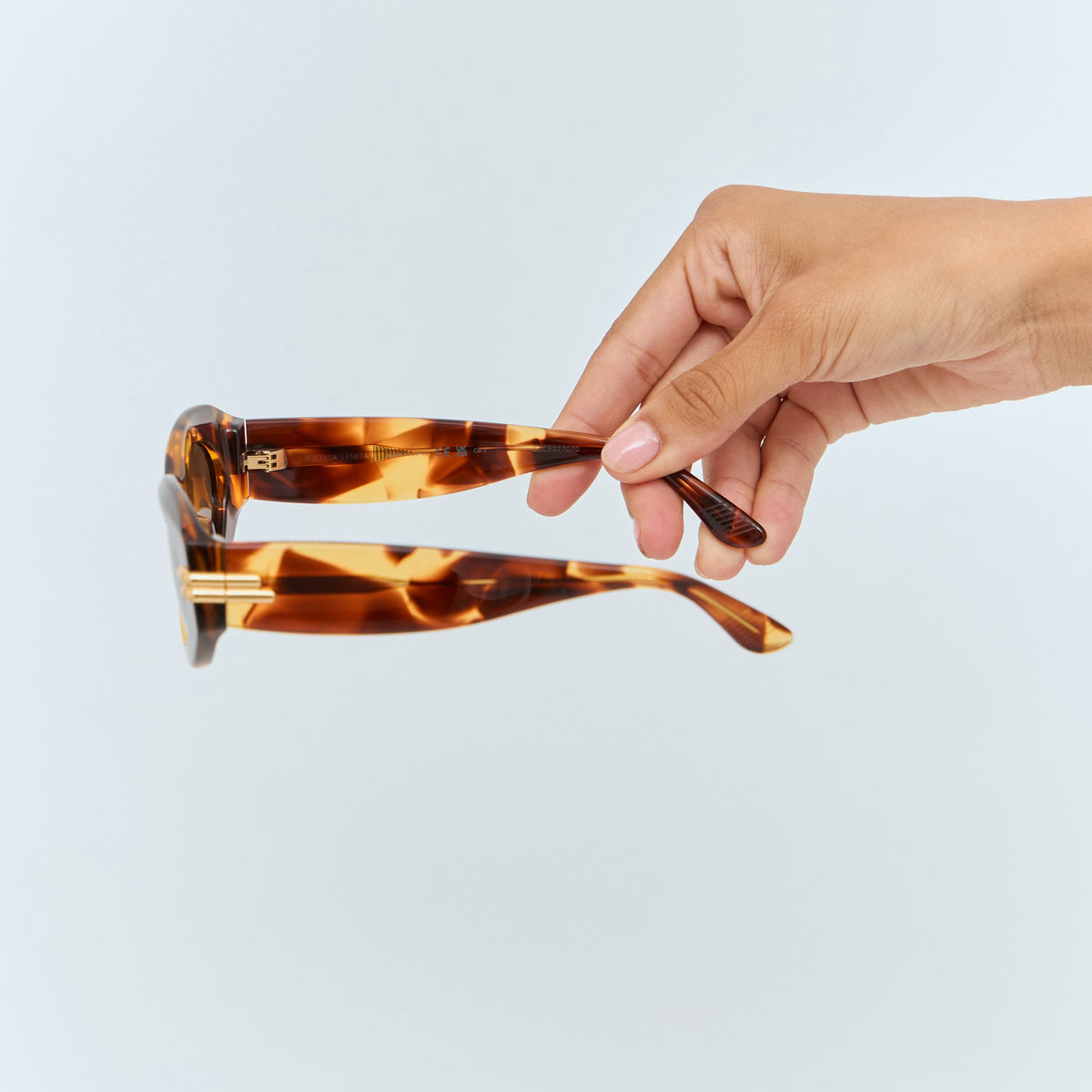 Bottega Veneta Women Mitre Oval Sunglasses