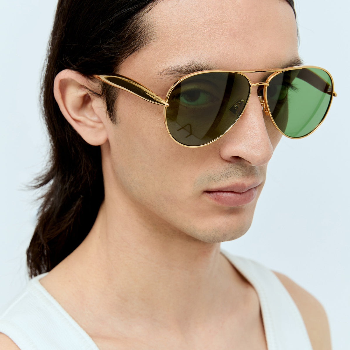 Bottega Veneta Men Sardine Aviator Sunglasses