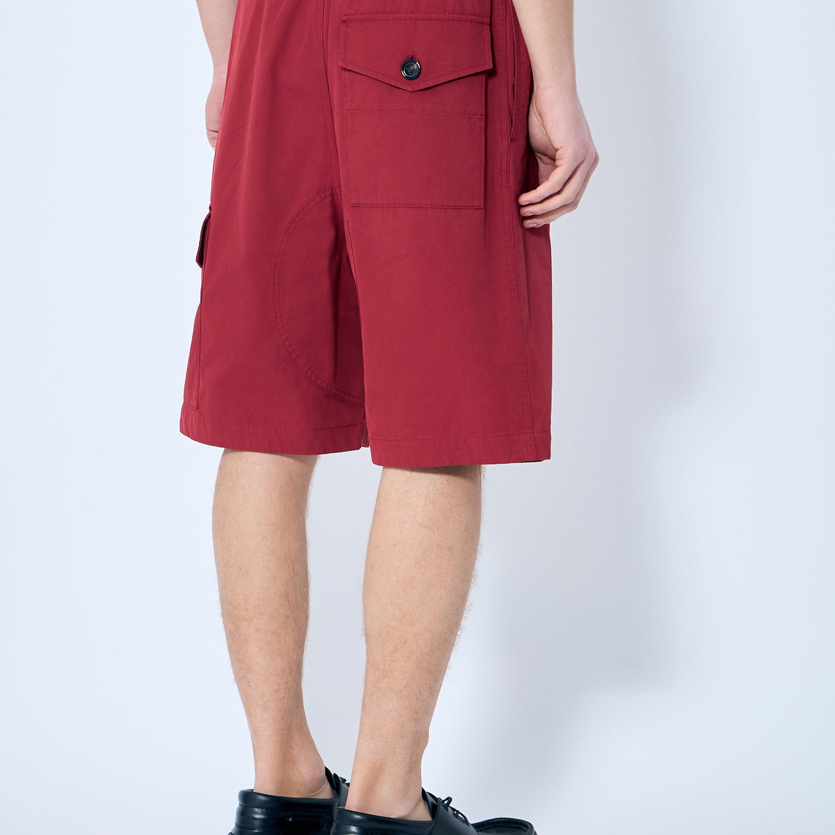 Bottega Veneta Men Light Cotton Twill Shorts