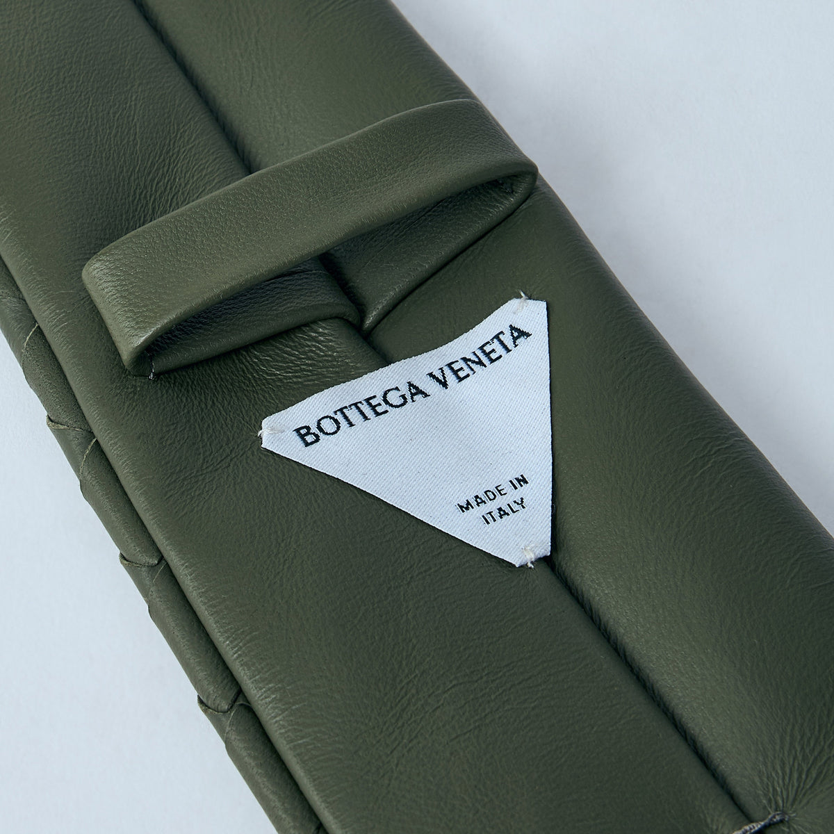 Bottega Veneta Men Braided Leather Tie