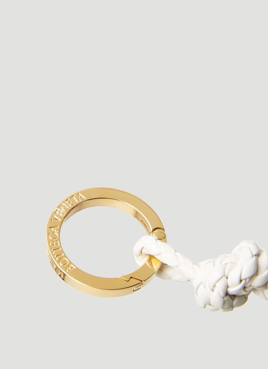 Bottega Veneta Women Intreccio Lanyard Keyring
