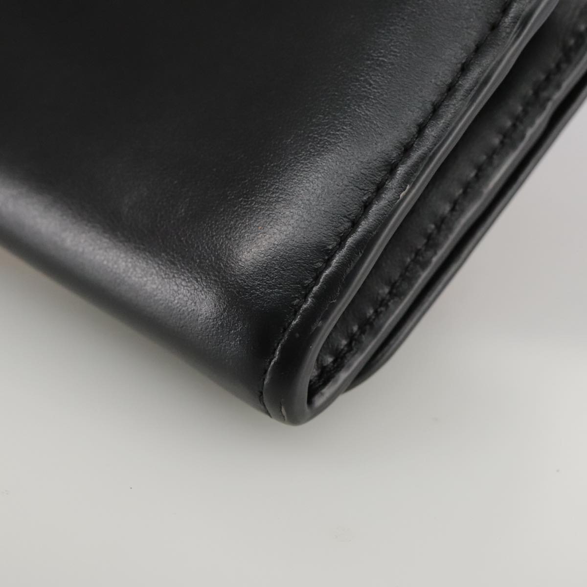 Chloe Long Wallet Leather Black bs21335