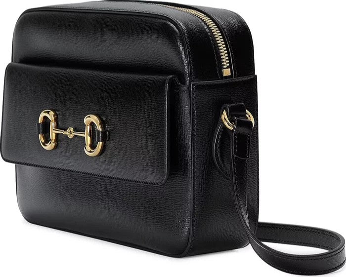 Gucci Horsebit 1955 Small Shoulder Bag - Black