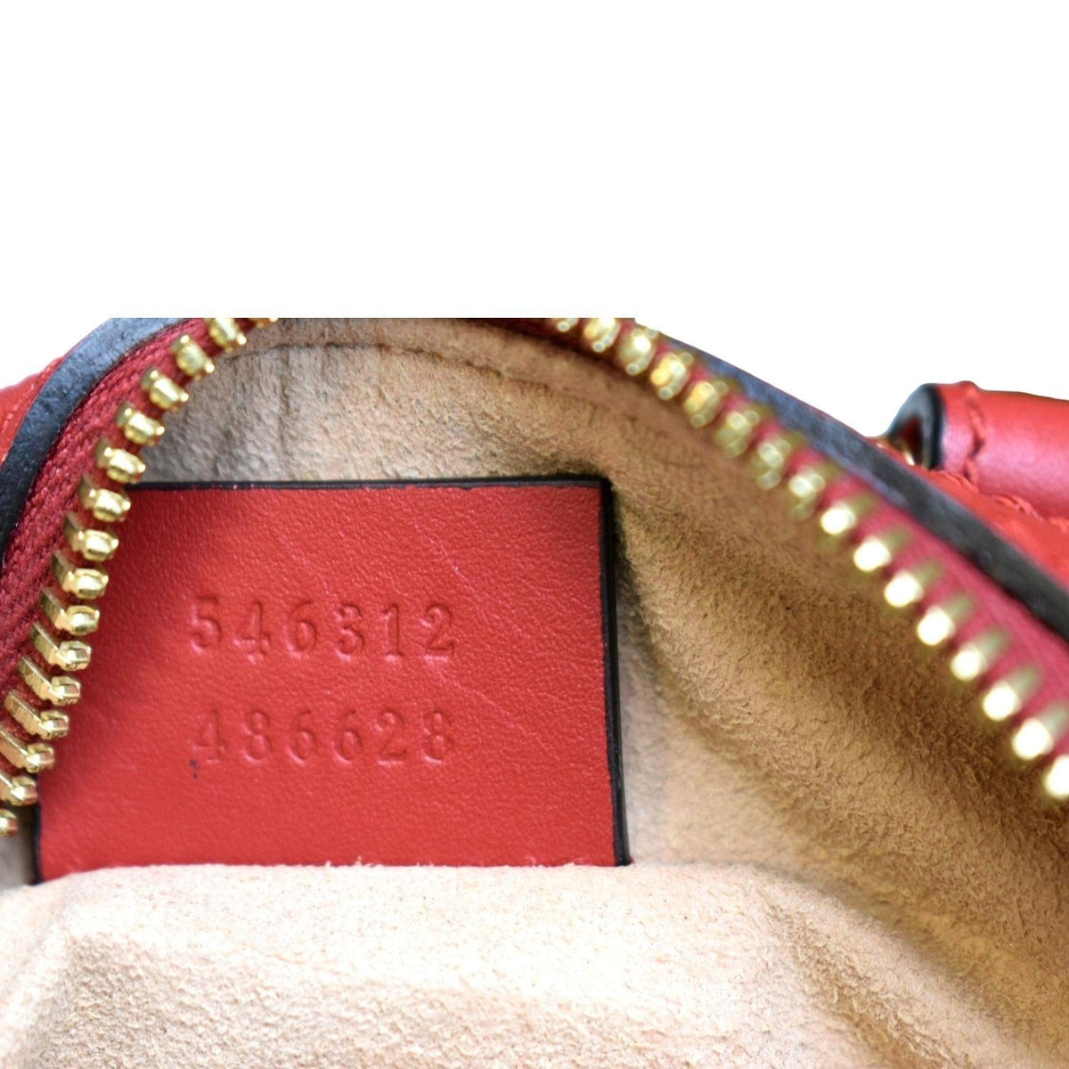 GUCCI Mini Blooms GG Supreme Canvas Top Handle Crossbody Bag Red 546312