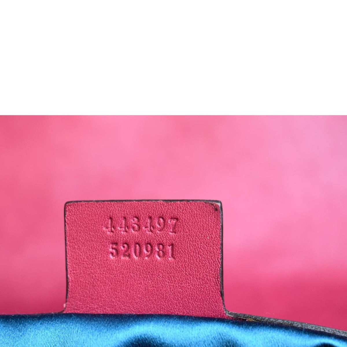 GUCCI GG Marmont Velvet Small Crossbody Bag Pink 443497