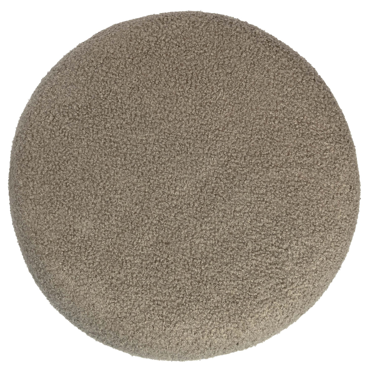 Boucle Cloud Storage Ottoman, Taupe