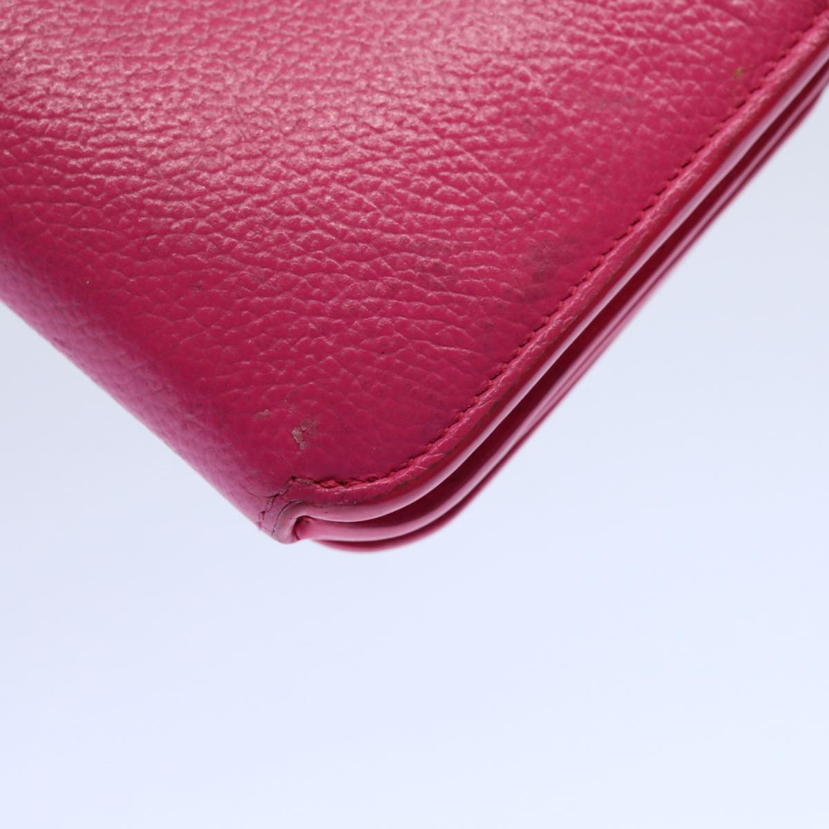 balenciaga Long Wallet Leather Pink 594289 Auth ep2776
