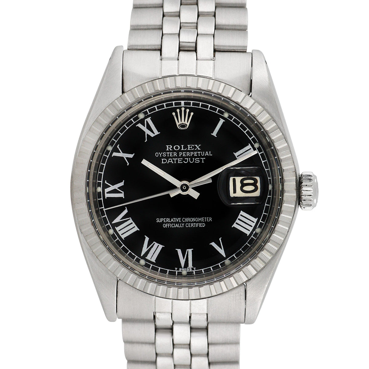 Rolex Men's Stainless Steel Datejust oyster perpetual, item #46