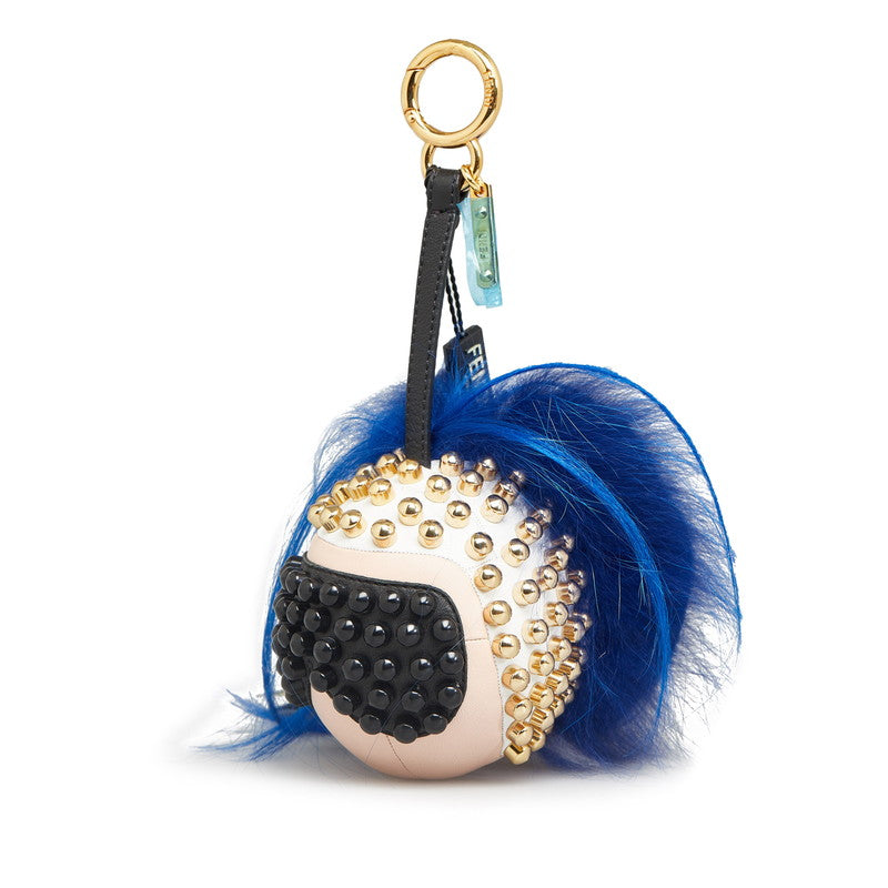 Top quality Fendi Leather Monster Punkito Bag Charm Keychain