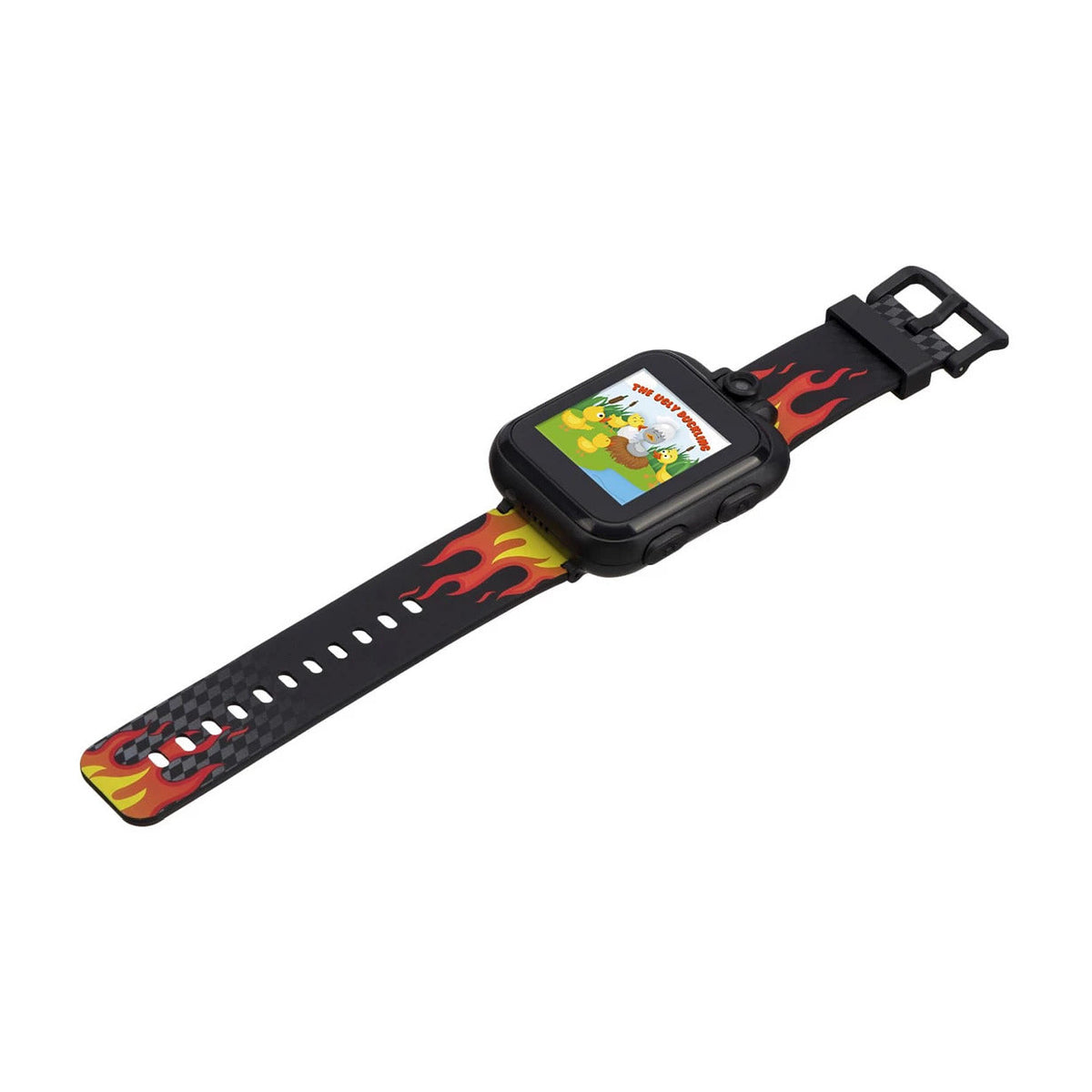 PlayZoom 2 Kids Smartwatch: Black Racing Flames
