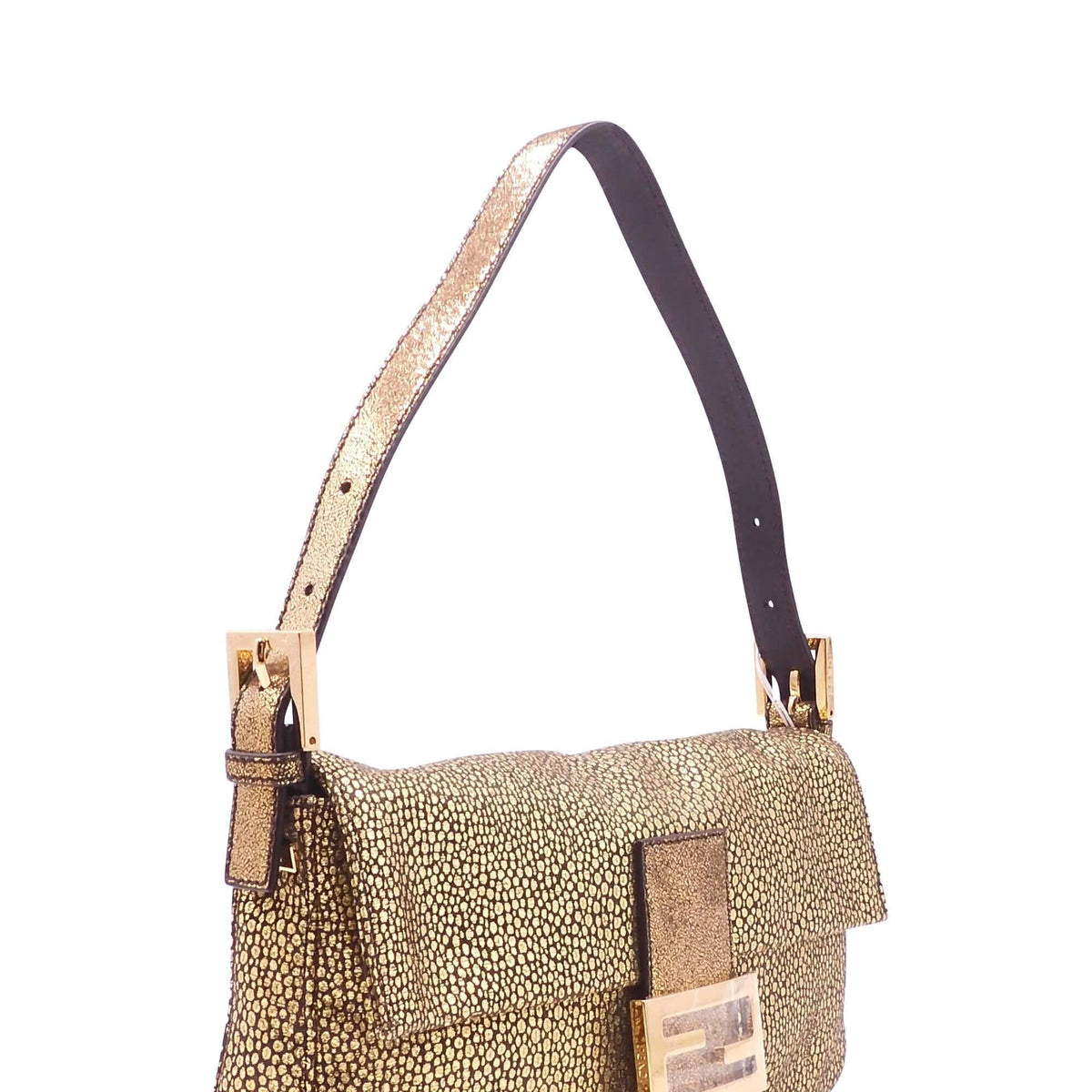 Embellished Baguette Gold