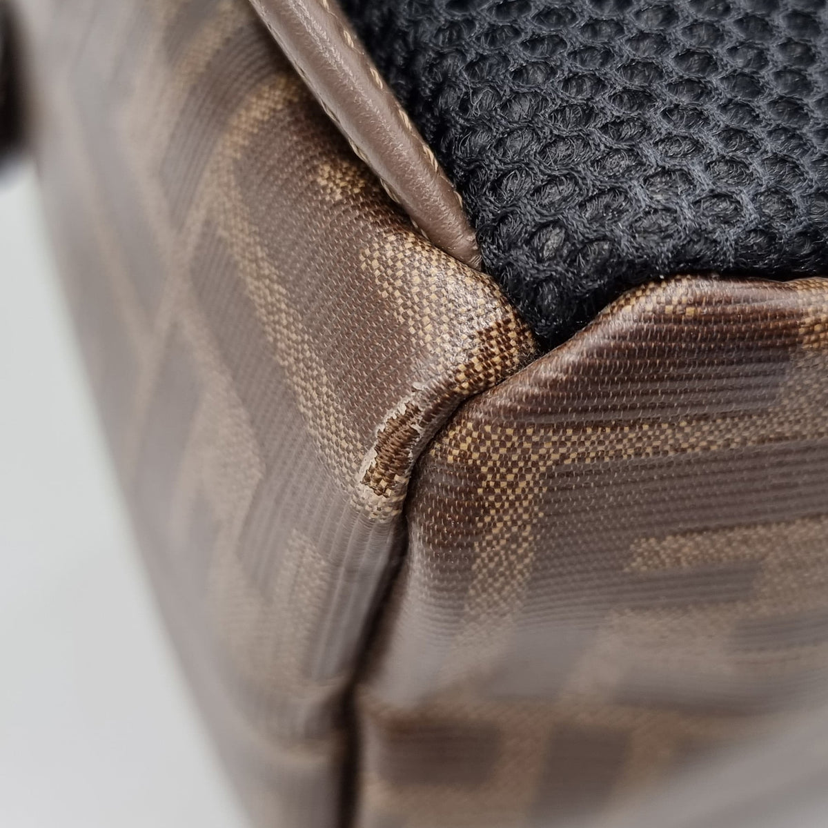 Fendi x Fila Mania Small Logo Backpack Brown