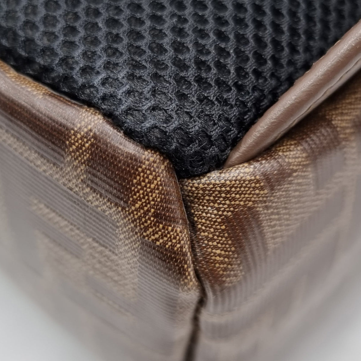 Fendi x Fila Mania Small Logo Backpack Brown