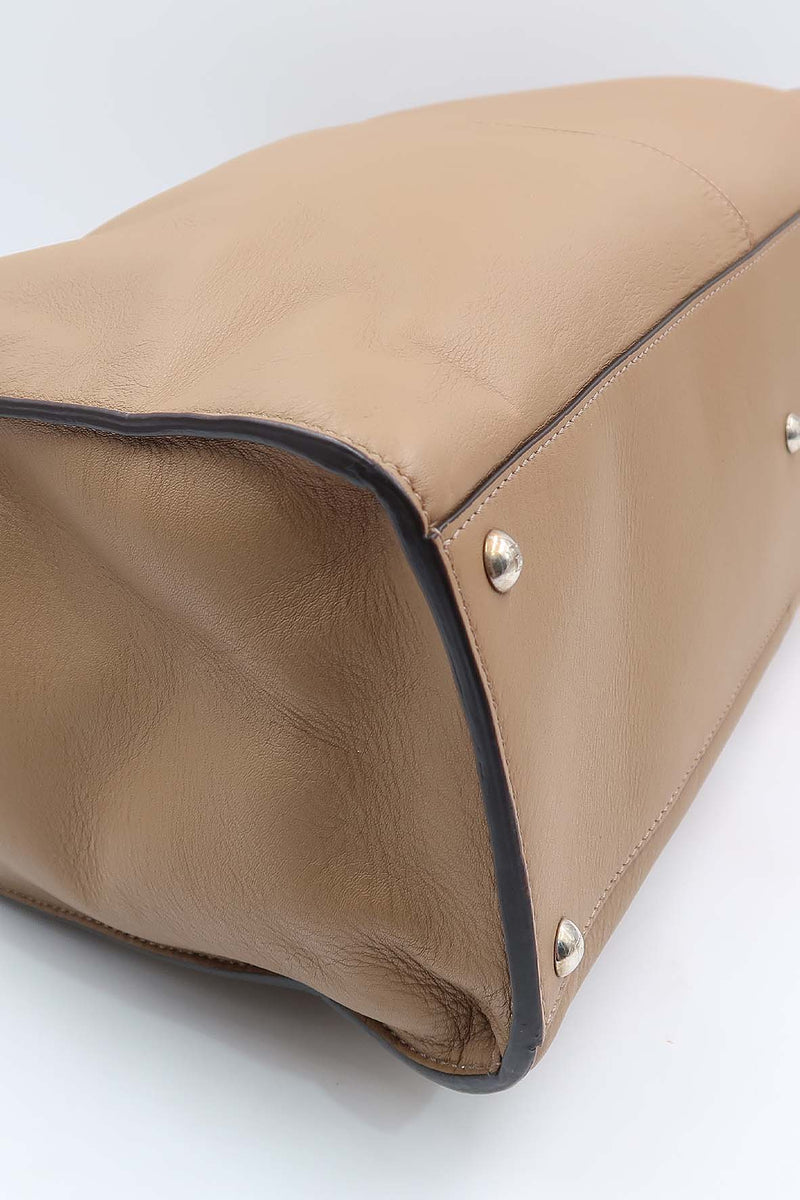 Large Peekaboo X Lite with Shearling Inner Tan