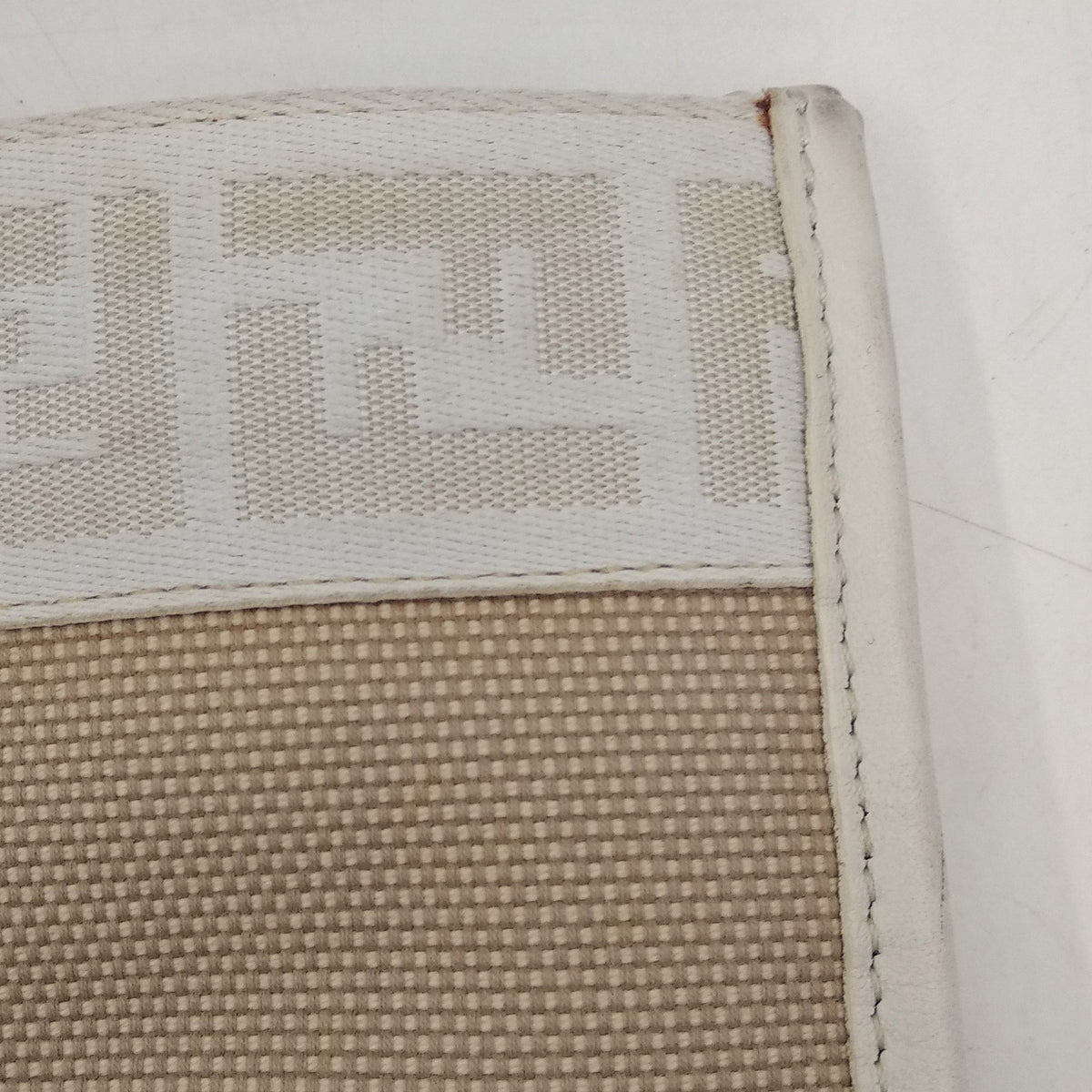 Monogram Zucca Shopper Beige White