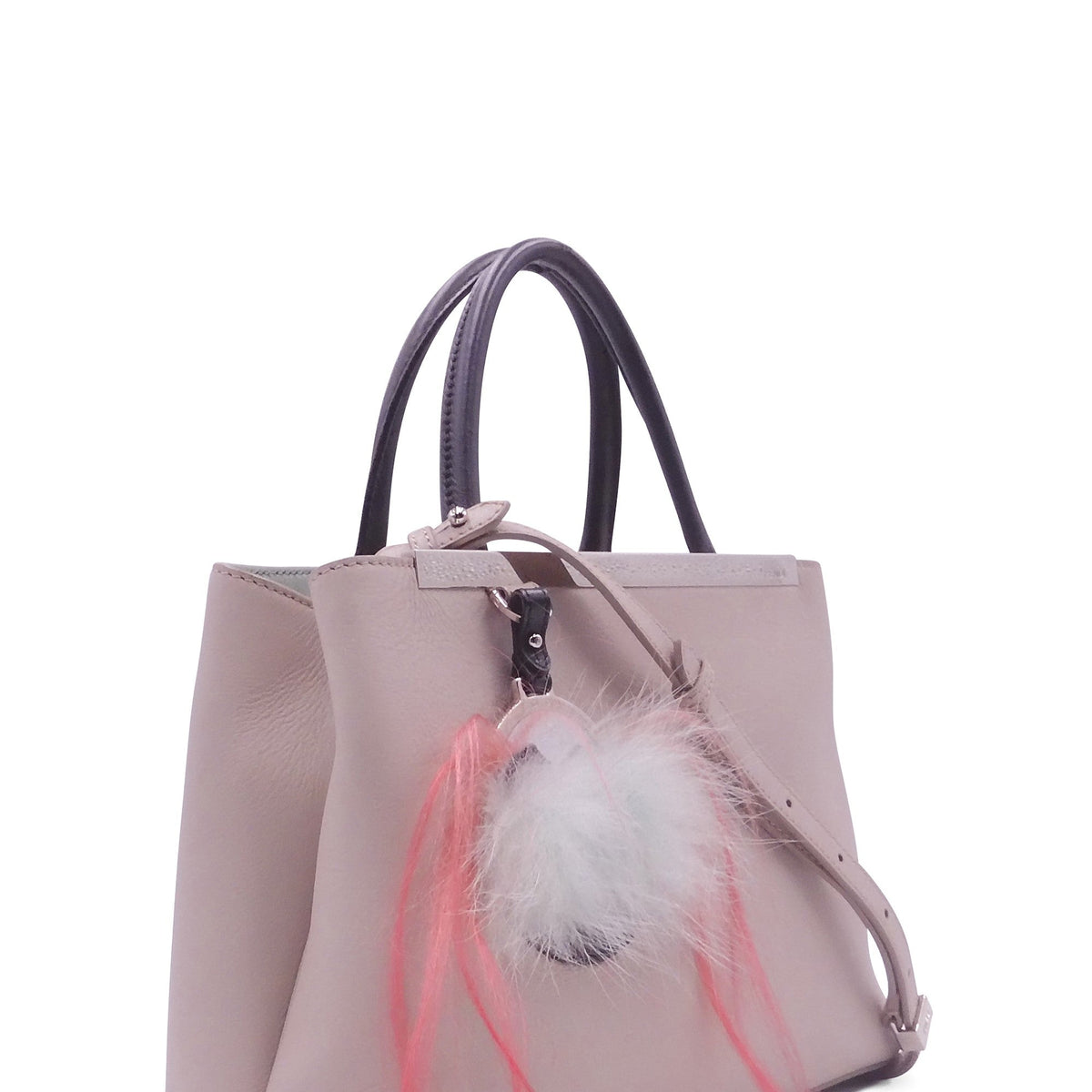 Petite 2Jours Vitello Dolce Monster Charm Grigio Polvere