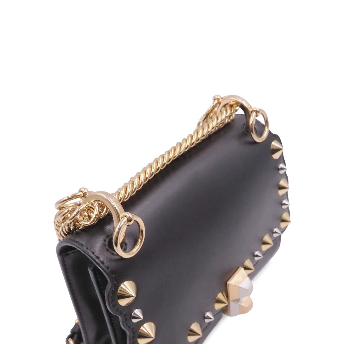 Small Kan I Embellished Pearl Black