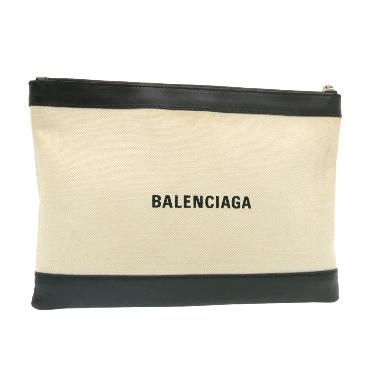 balenciaga Clutch Bag White Auth am1678g