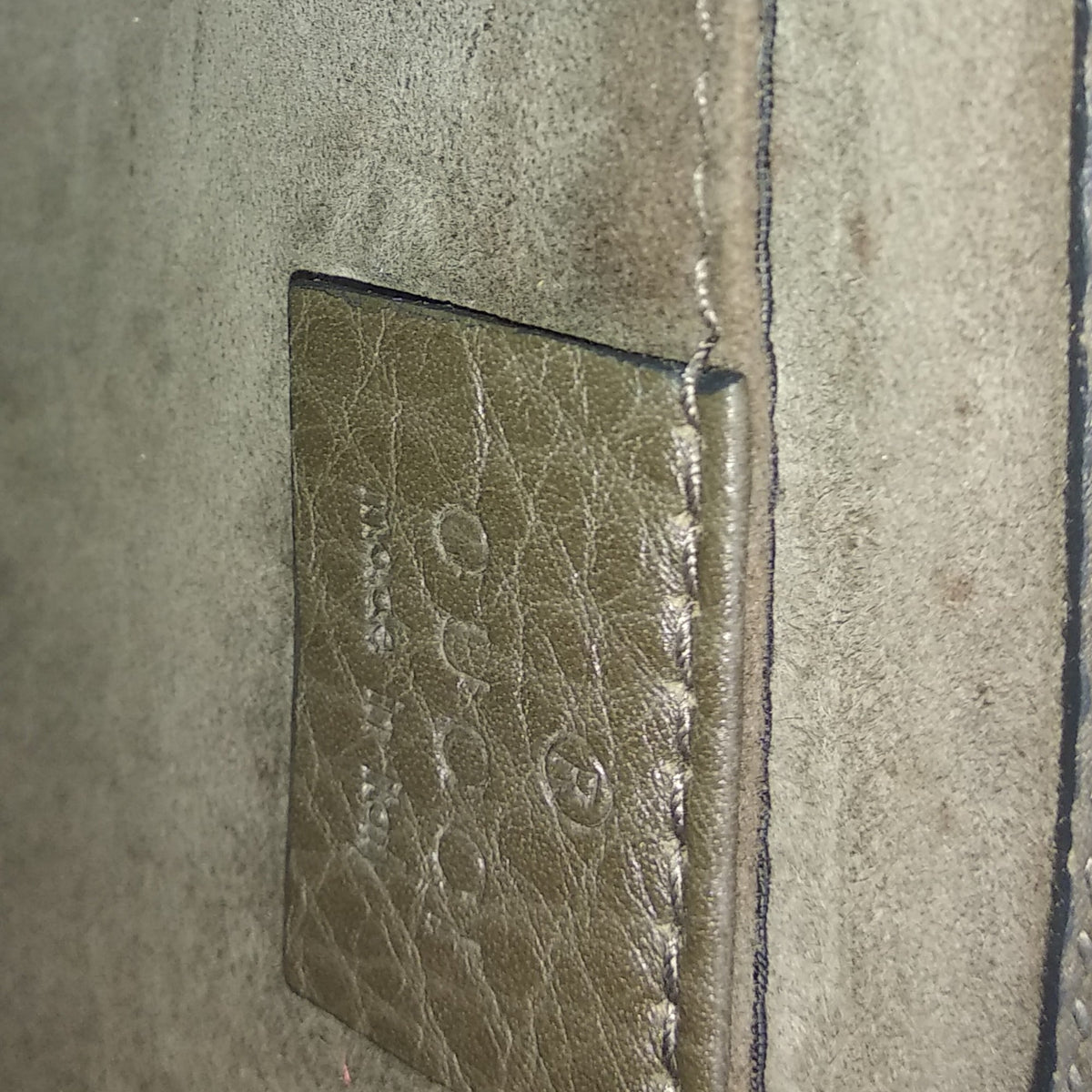 1973 Flap Clutch Dark Olive Green