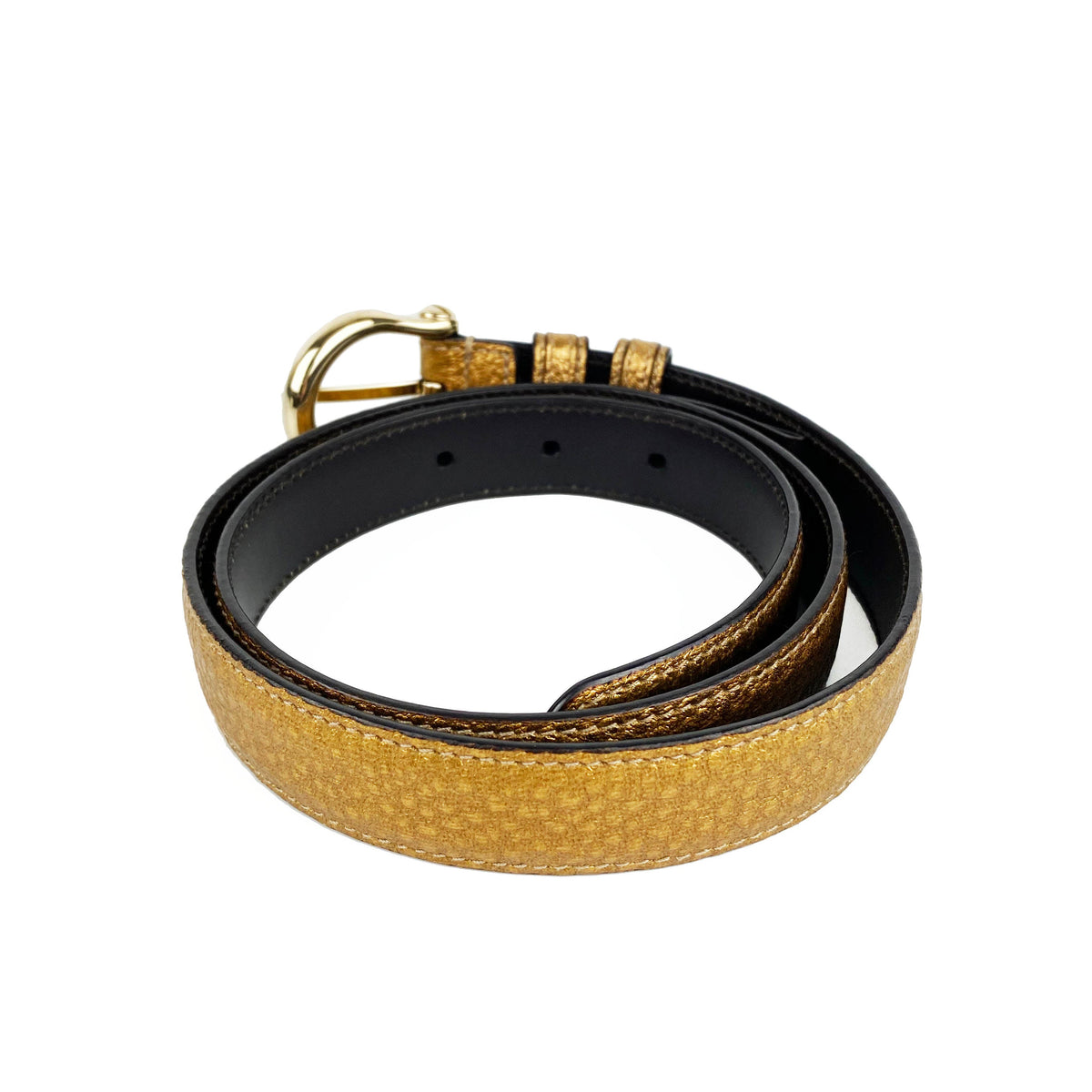 Gucci Bronze Bee Belt 80