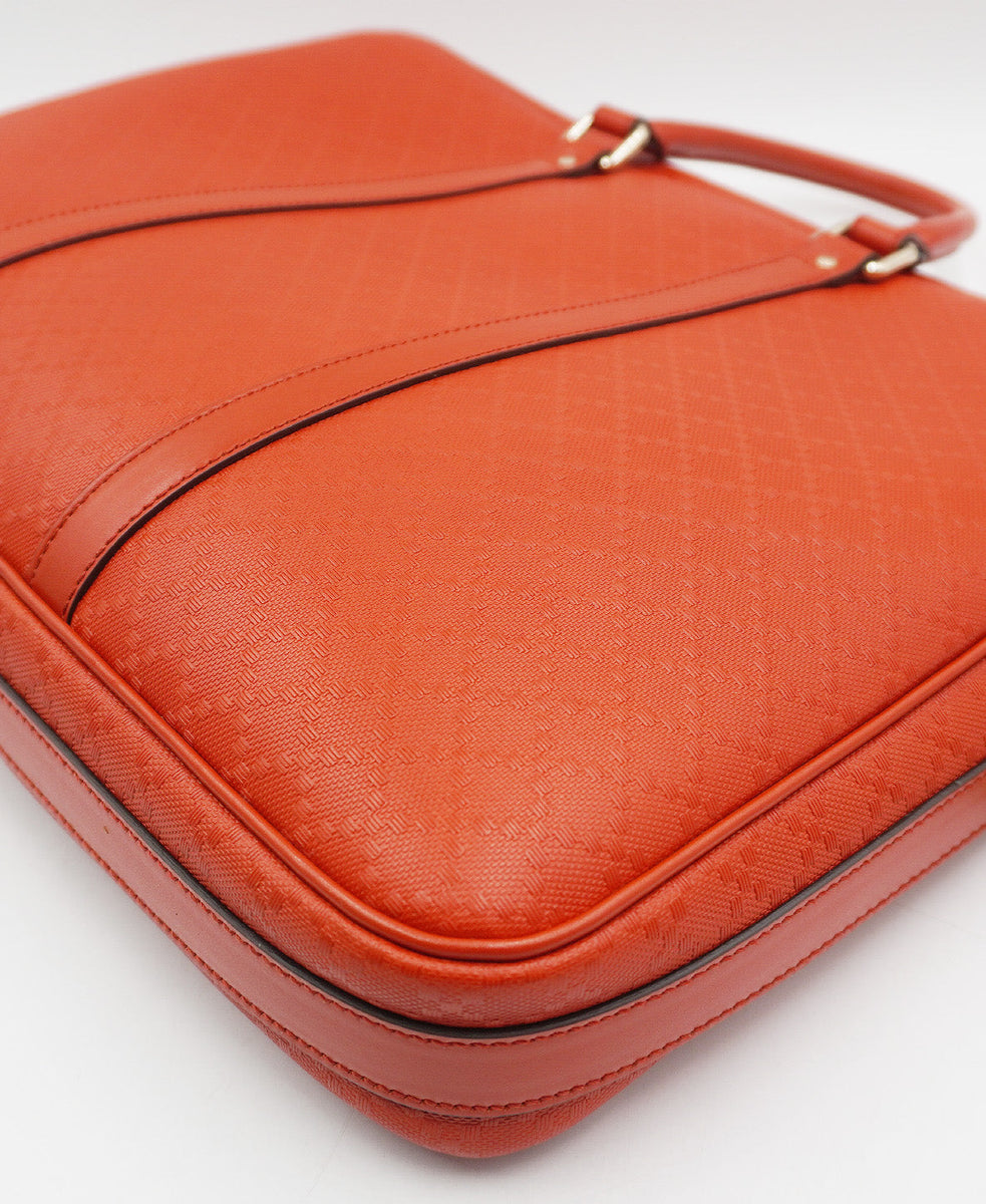 Diamante Briefcase Red