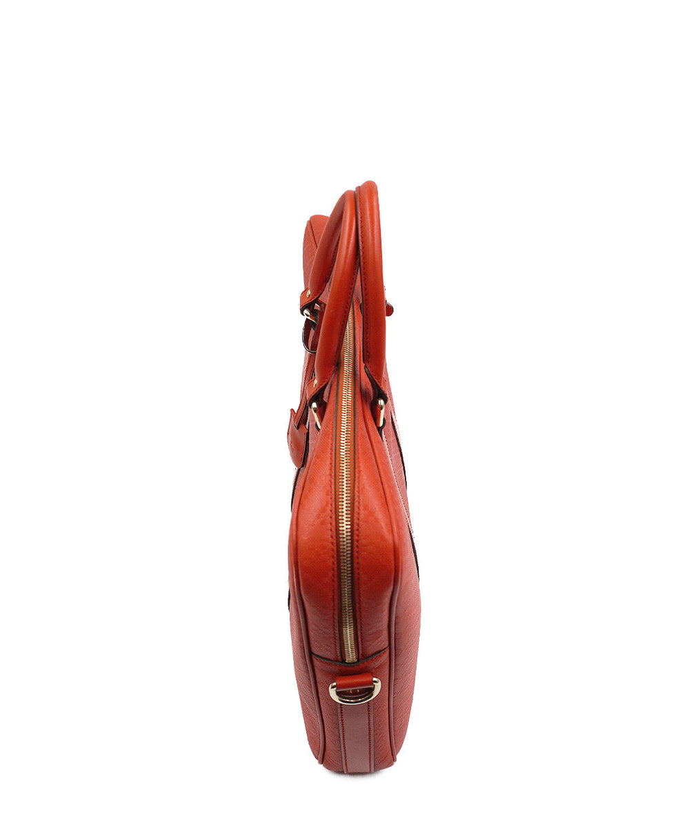 Diamante Briefcase Red