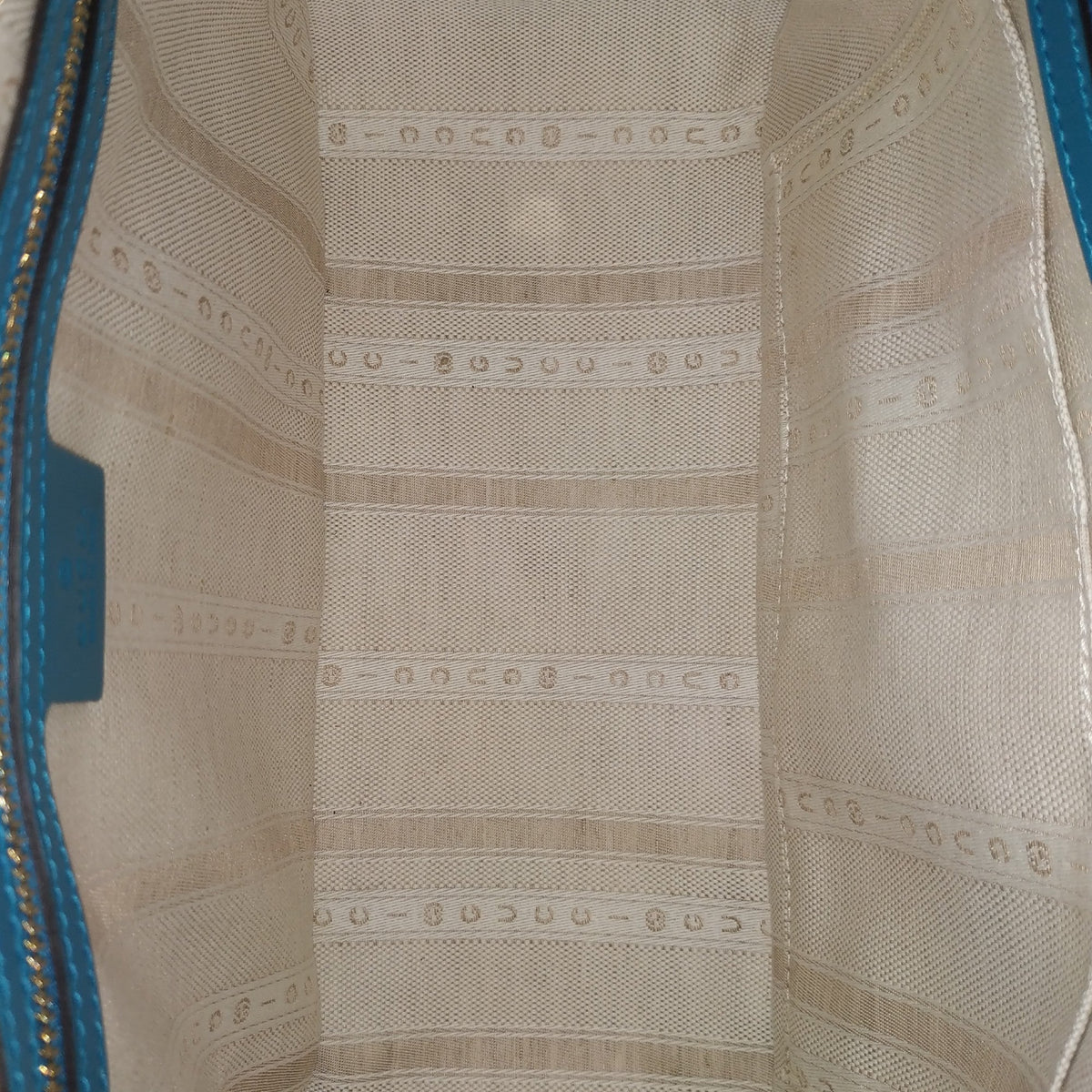 Diamante Satchel Turquoise
