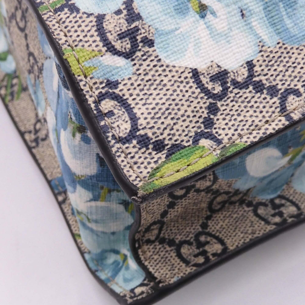 GG Blooms Top Handle Blue Blooms