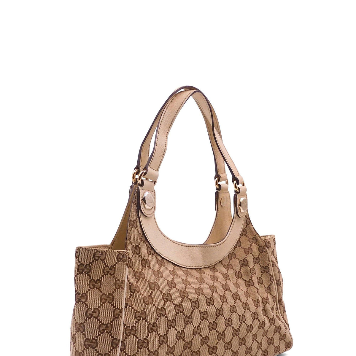 GG Canvas Charmy Shoulder Bag Brown
