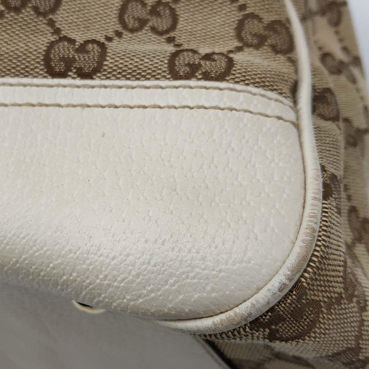 GG Canvas Princy Tote Brown