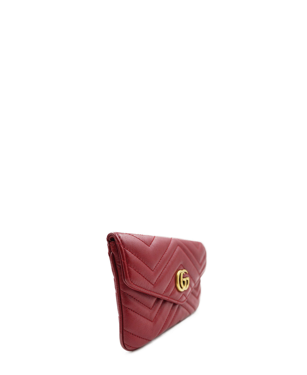 GG Marmont Matelassé 2.0 Multi Belt Bag Red
