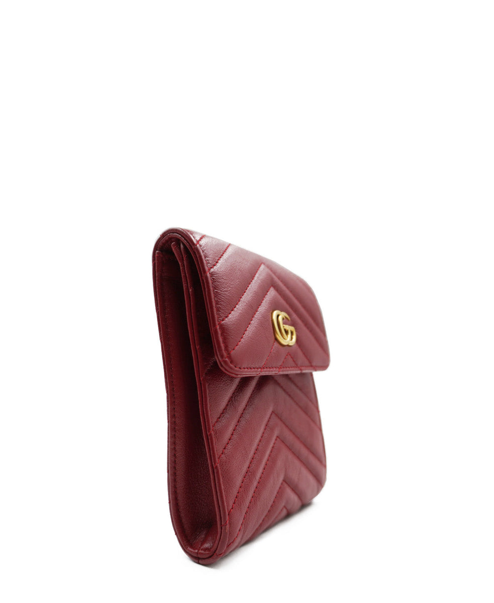 GG Marmont Matelassé 2.0 Multi Belt Bag Red