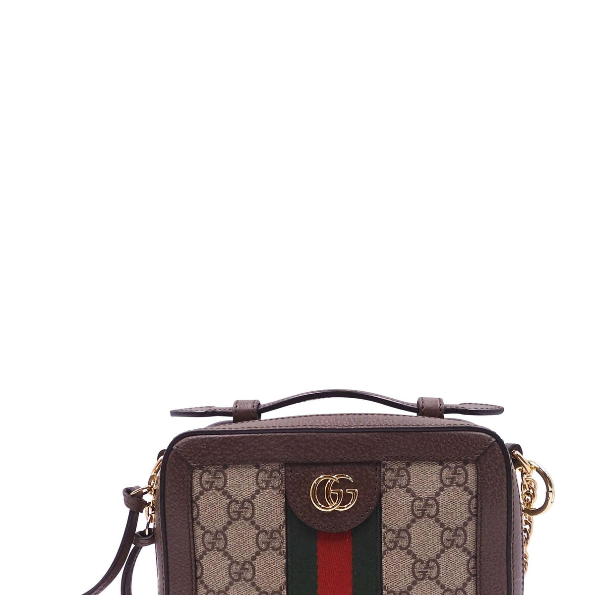 GG Supreme Ophidia Mini Shoulder Bag Brown