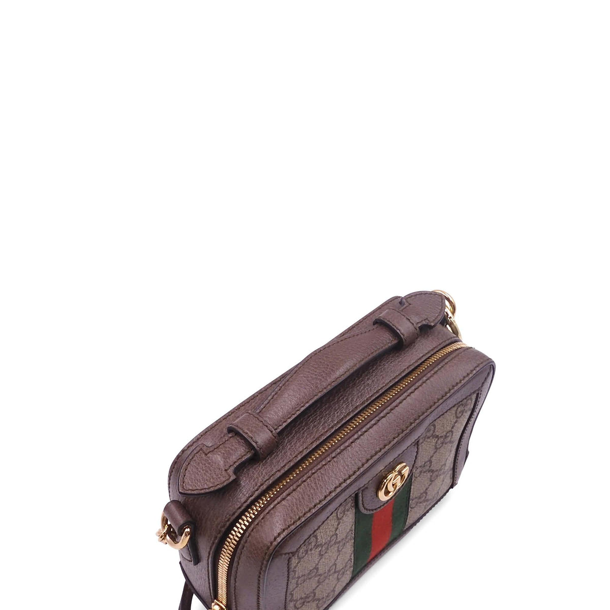 GG Supreme Ophidia Mini Shoulder Bag Brown