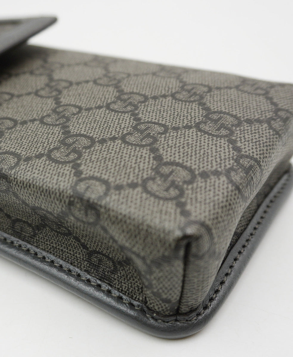 GG Supreme Ophidia Phone Crossbody Grey