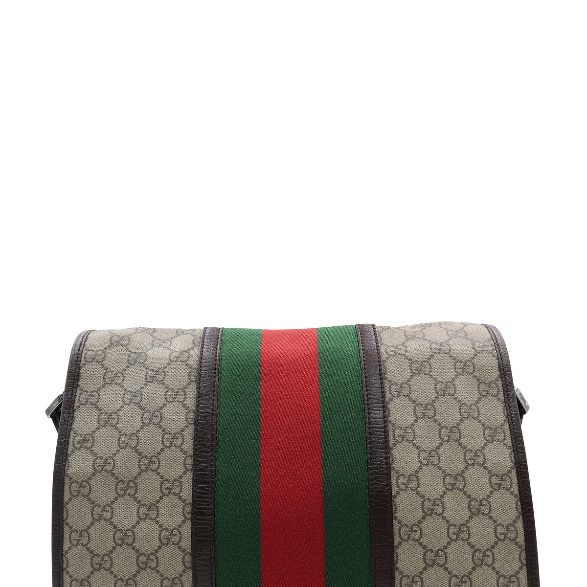 GG Supreme Web Messenger Bag Beige
