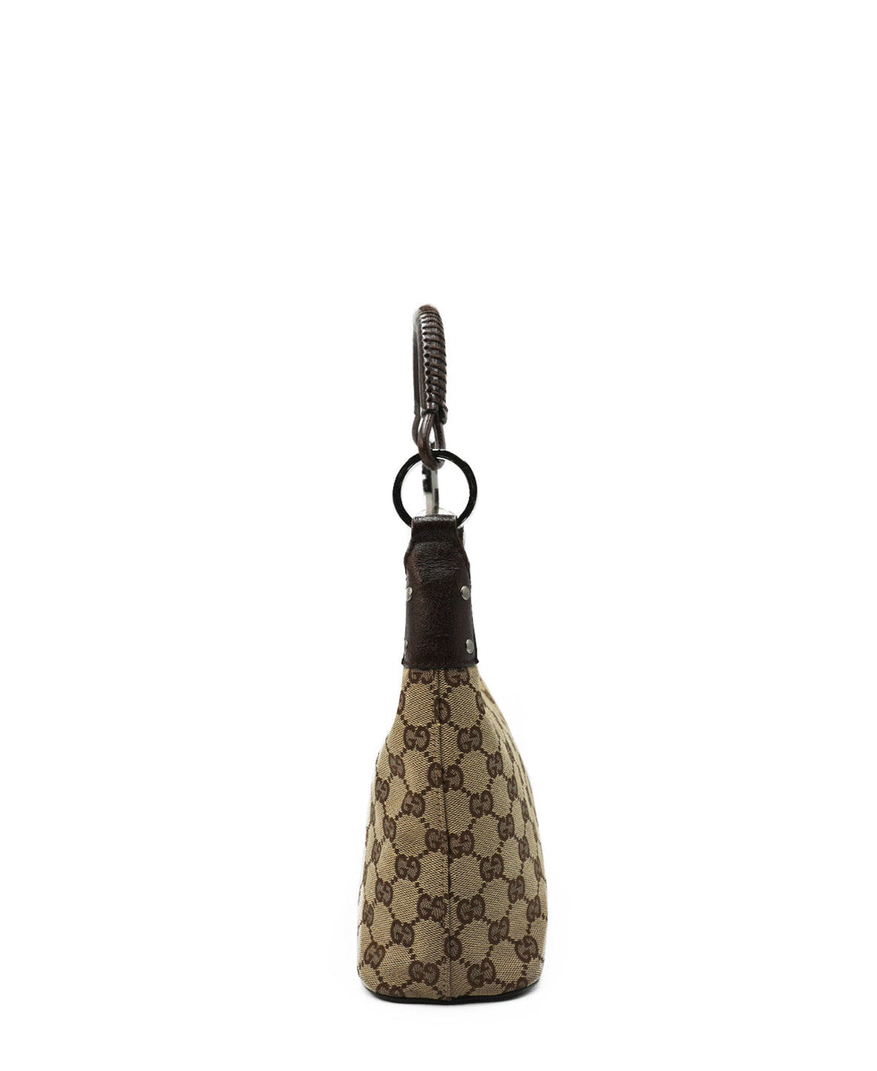 GG Canvas Hobo Brown
