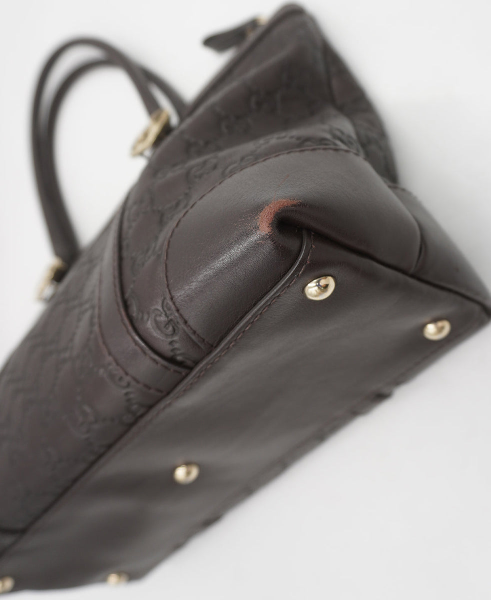 Guccissima Leather Tote Bag Black