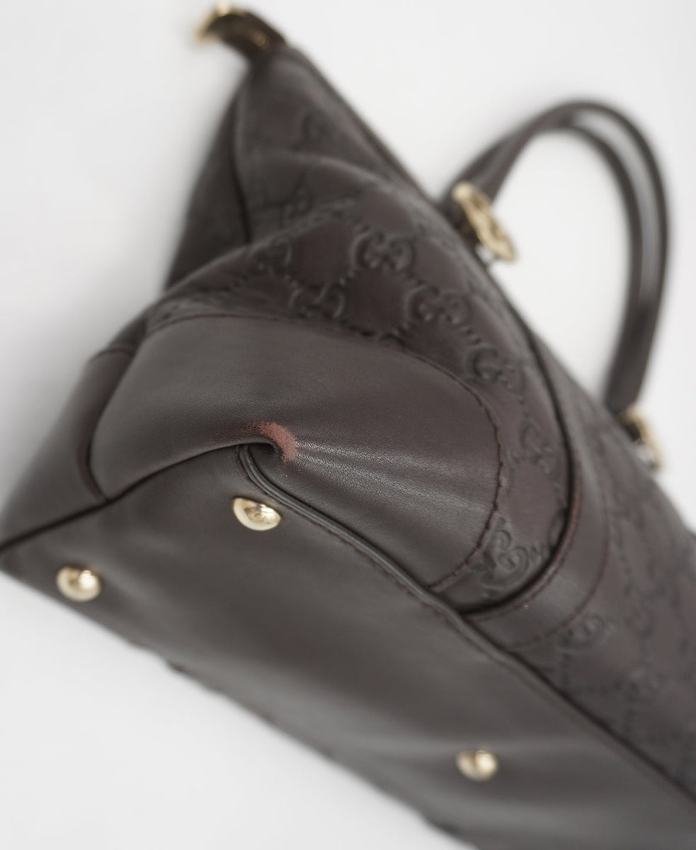Guccissima Leather Tote Bag Black