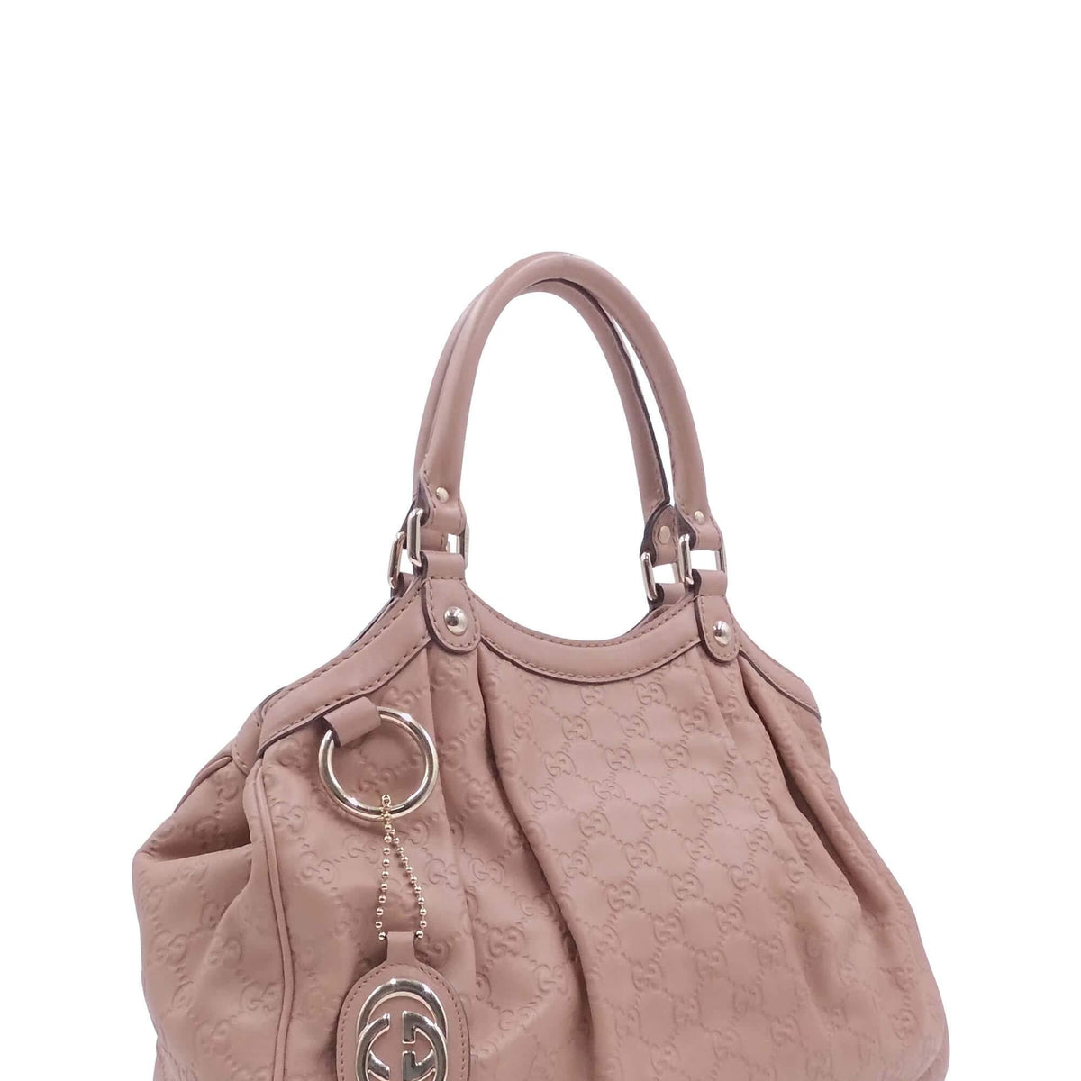 Guccissima Medium Sukey Tote Dusty Pink