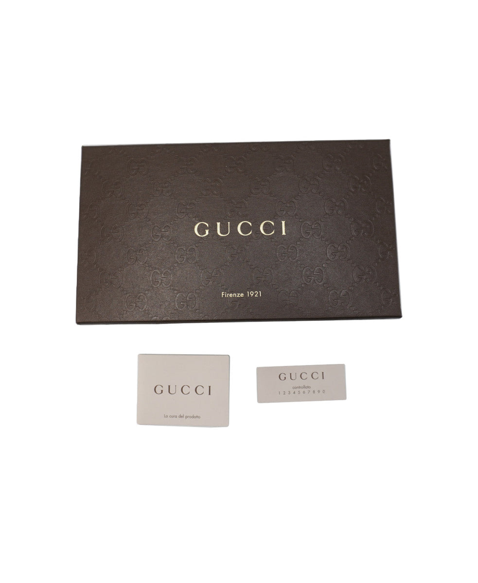 Guccissima Bamboo Tassel Zip Wallet Black